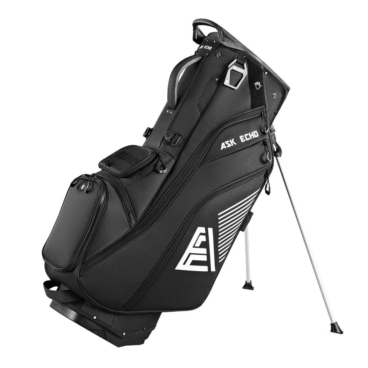Ask Echo 2025 ST-LOCK Mecha 14 Way Dividers Quiet Hybrid Stand Bag / Black
