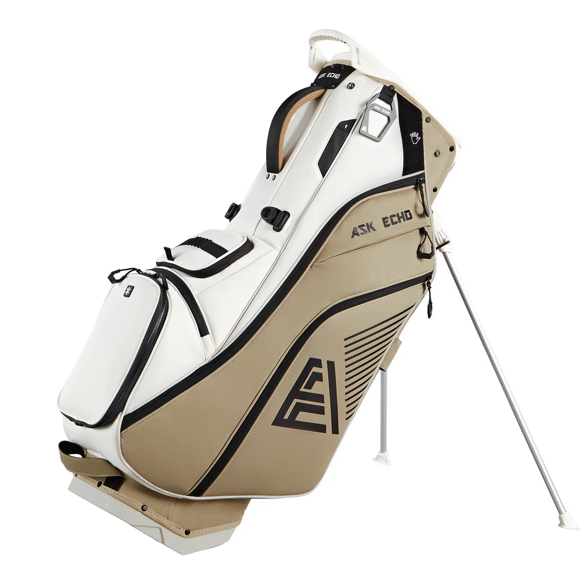 Ask Echo 2025 ST-LOCK Mecha 14 Way Dividers Quiet Hybrid Stand Bag / Black