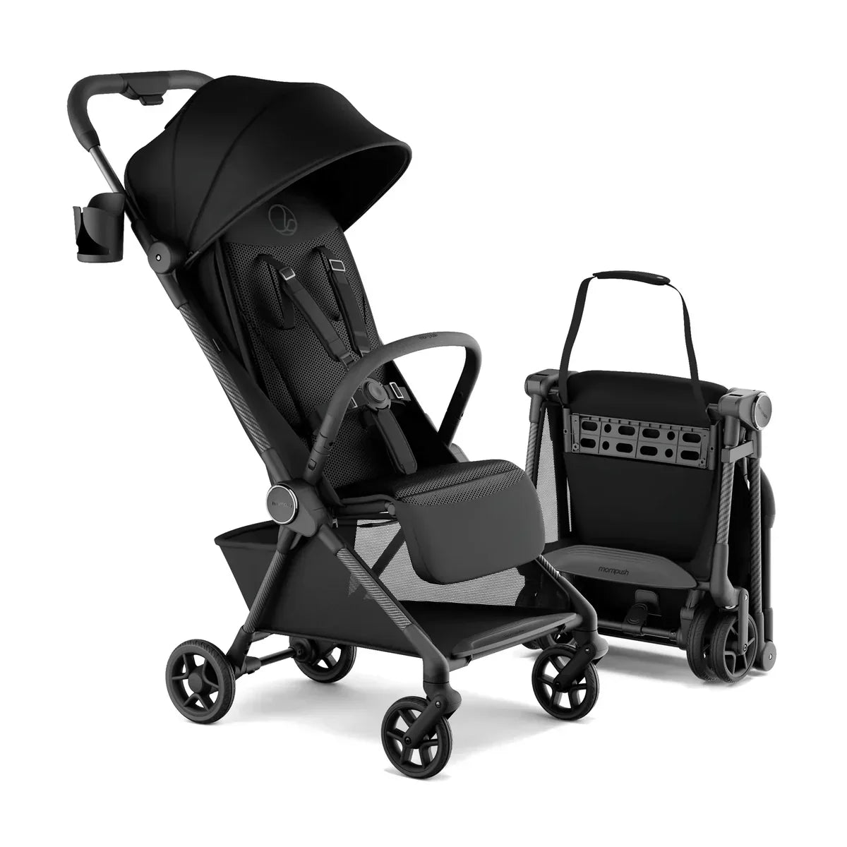 11.5 lbs Lightweight Travel Stroller | One-Second Auto Fold | Airplane Carry-On Compatible | Full Recline