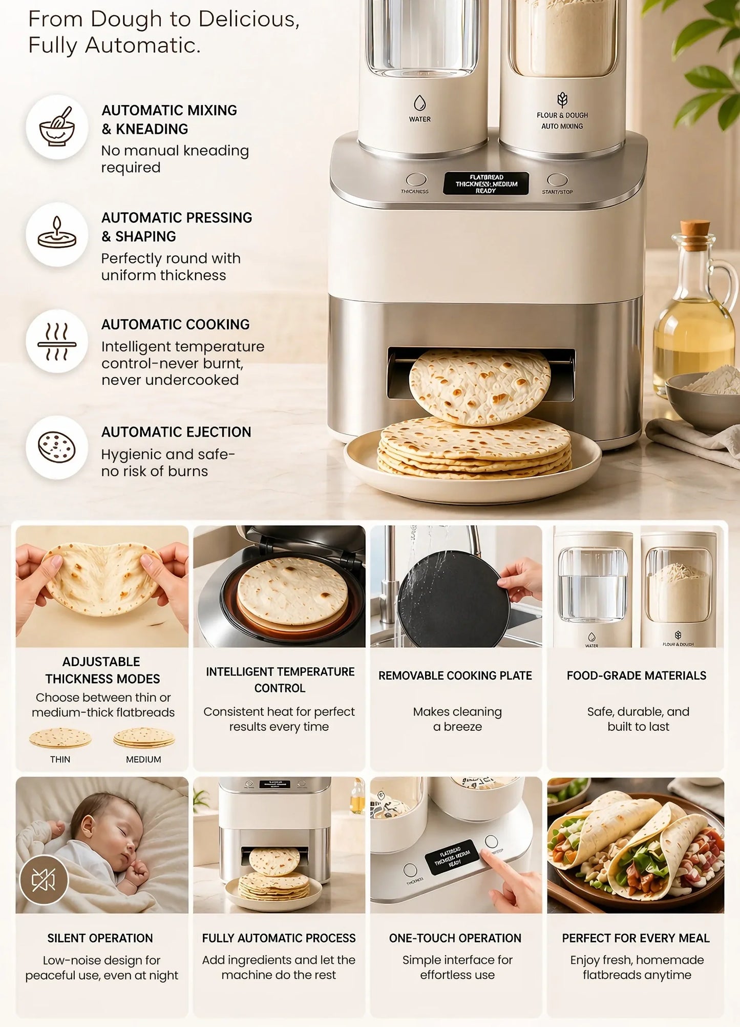 Automatic Smart Pancake Griddle Machine