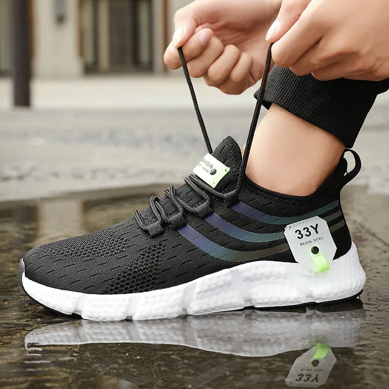 Novakicks Stealth  350- Tenis urbanos Hombres Negro/Suela Blanca