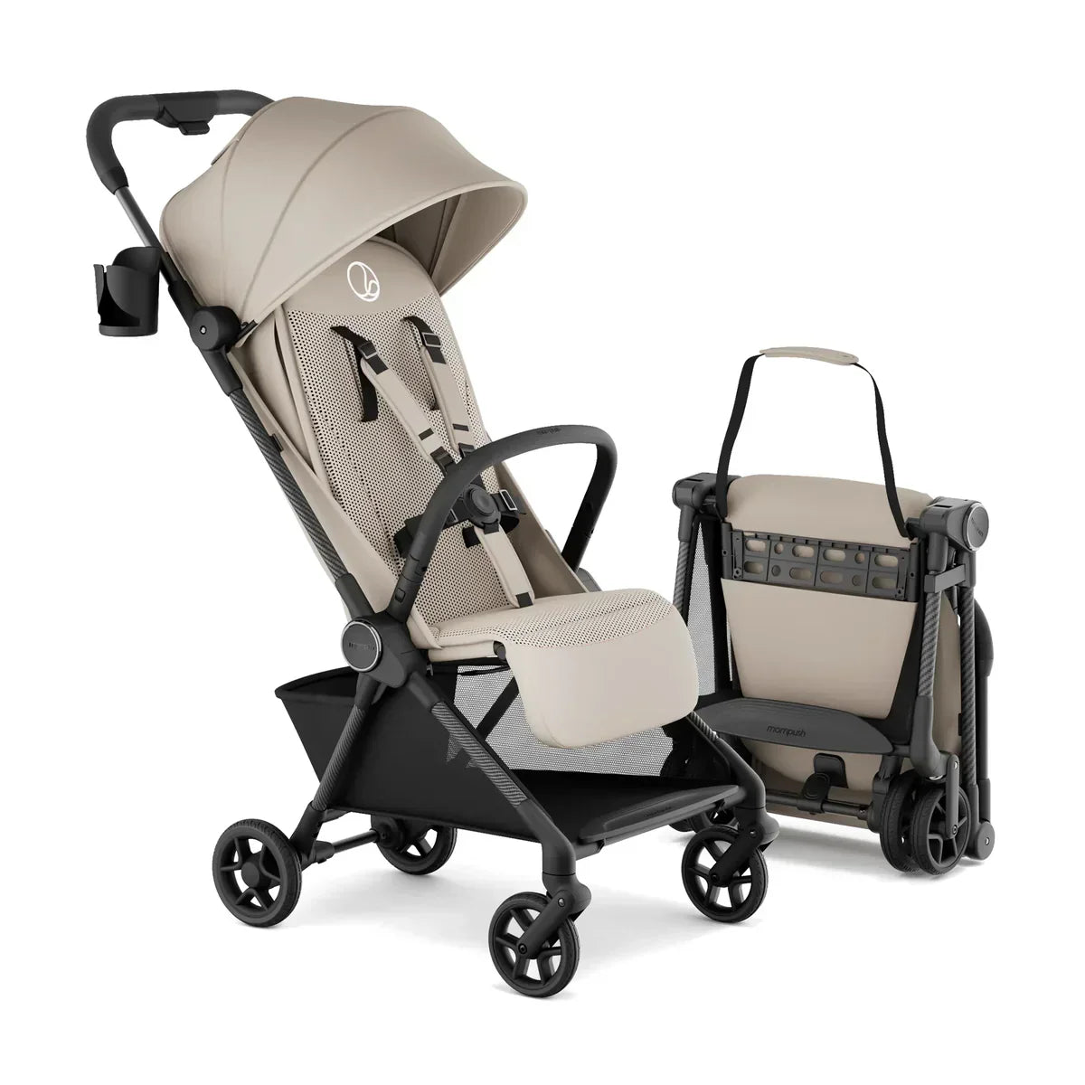 11.5 lbs Lightweight Travel Stroller | One-Second Auto Fold | Airplane Carry-On Compatible | Full Recline